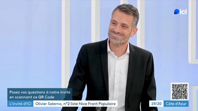 Olivier Salerno sur France 3 : le projet de Nice Front Populaire pour les élections municipales