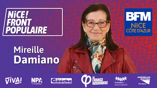 Mireille Damiano – Invitée de BFM Nice Cote d’azur