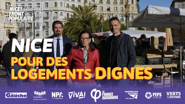 Pour des Logements Dignes avec Mireille DAMIANO